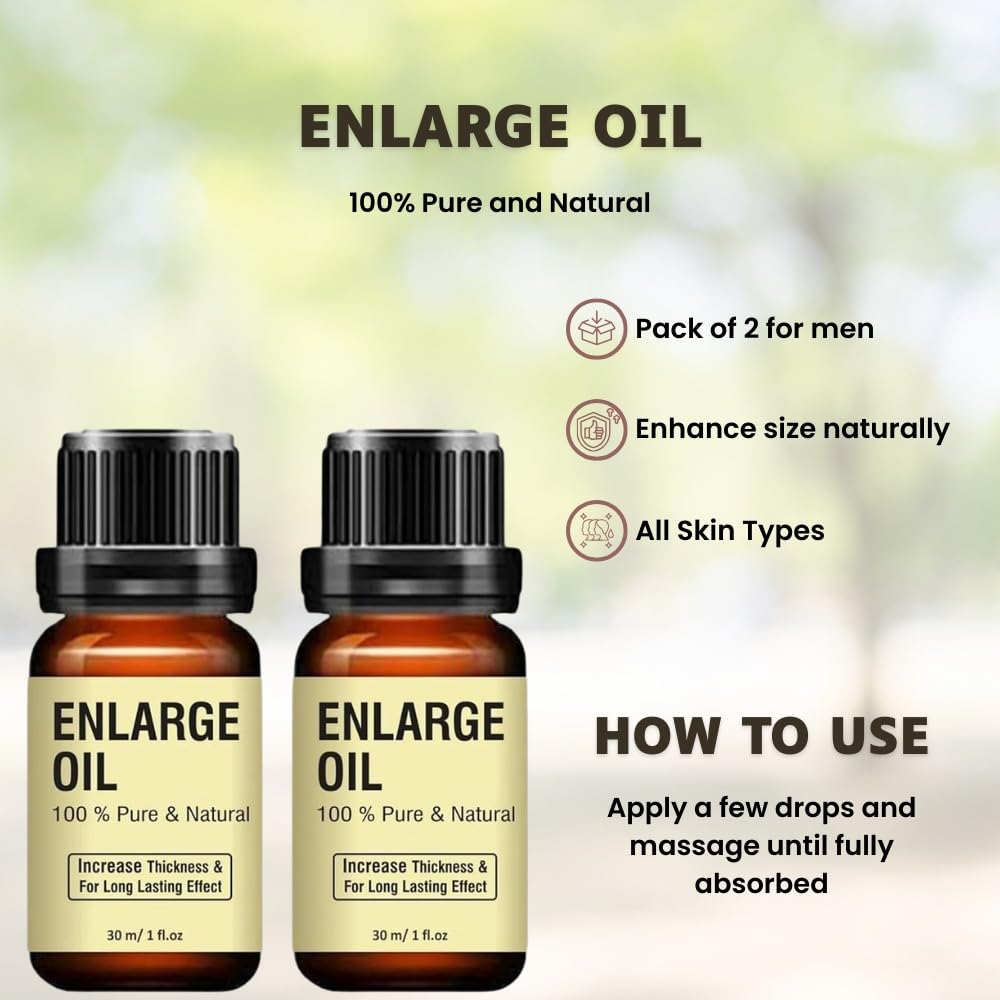 Enlarge Oil Pure and Natural ( Pack of 2)